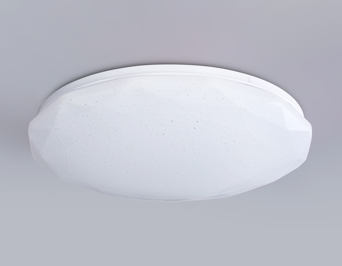 FZ418 WH белый IP20 66W 3000K-6500K+RGB D480*65 (ПДУ ИК)