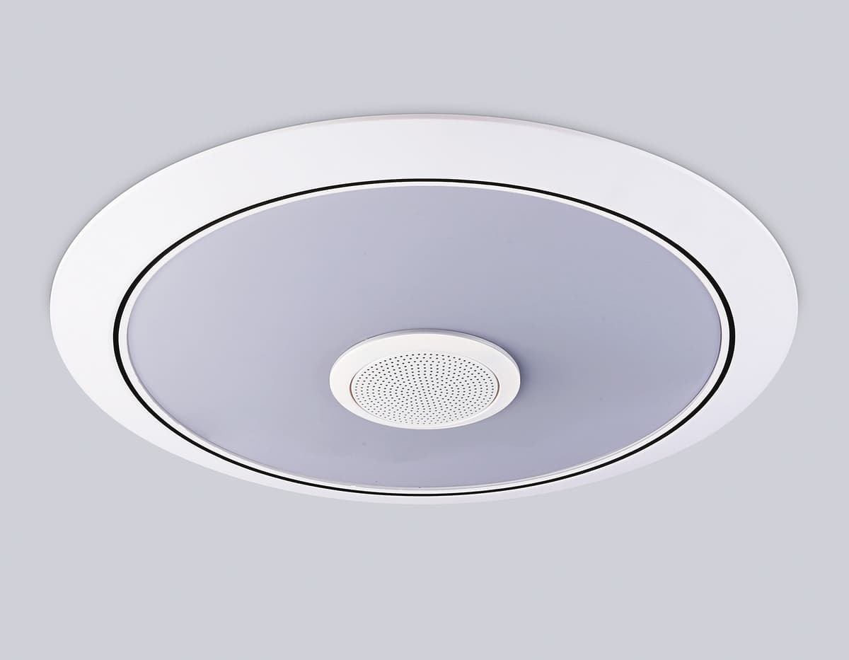 FZ710 WH белый IP20 40W 3000-6500K+RGB Music 370*56 (ПДУ ИК)