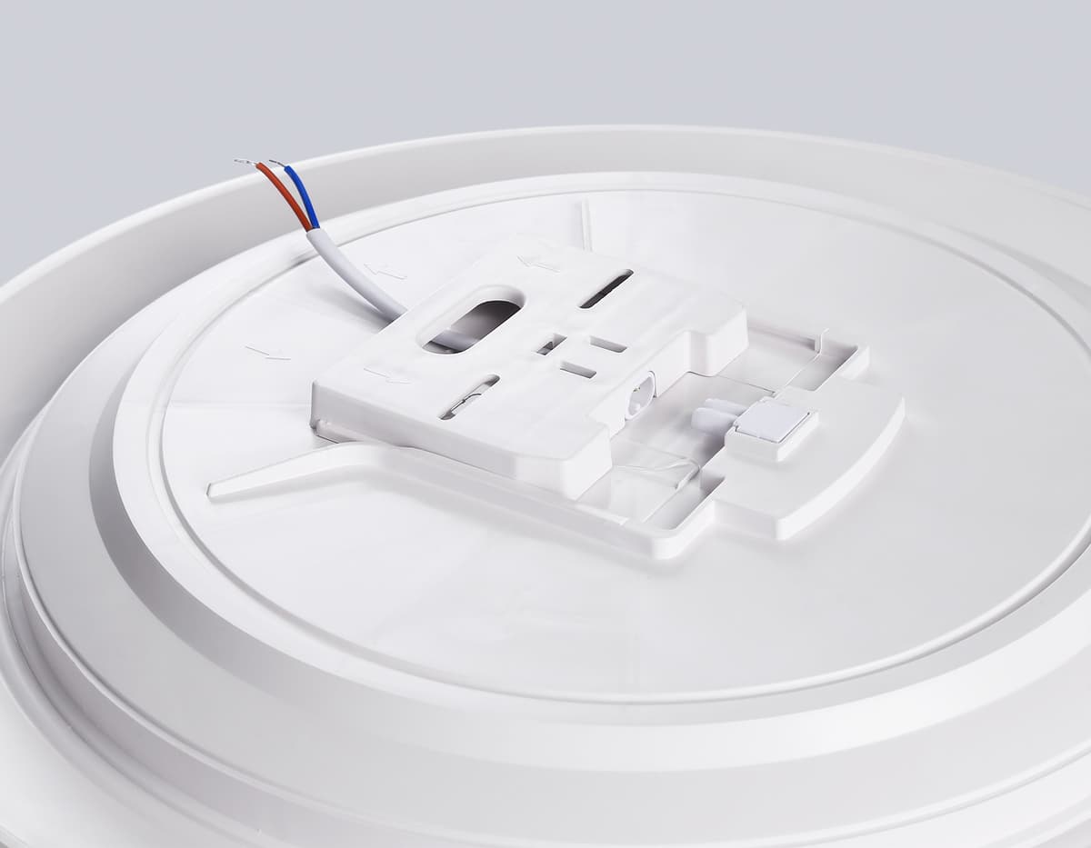 FZ710 WH белый IP20 40W 3000-6500K+RGB Music 370*56 (ПДУ ИК)