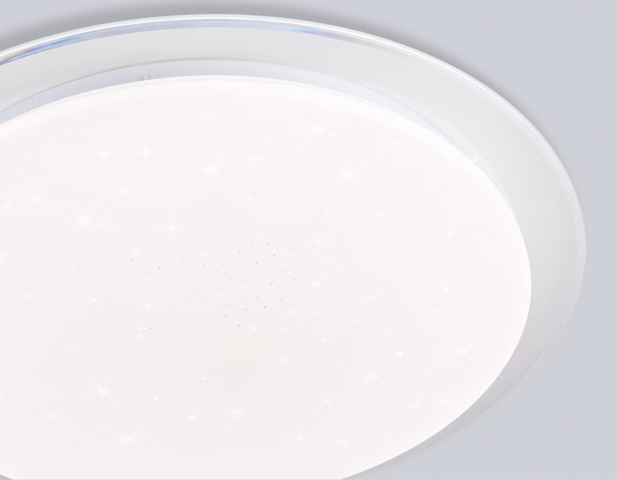 FZ780 WH белый IP20 60W 3000-6500K+RGB 570*55 (ПДУ ИК)