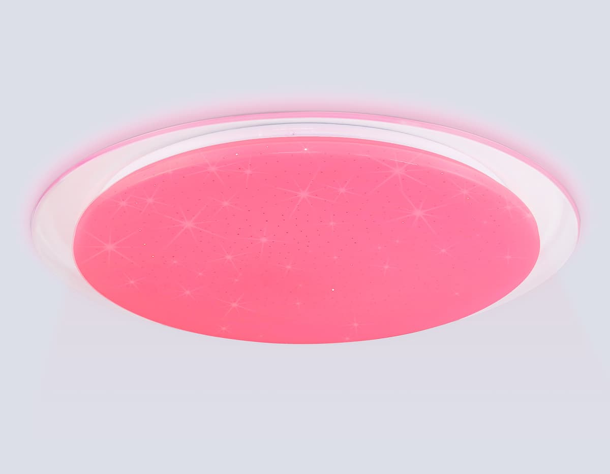 FZ780 WH белый IP20 60W 3000-6500K+RGB 570*55 (ПДУ ИК)