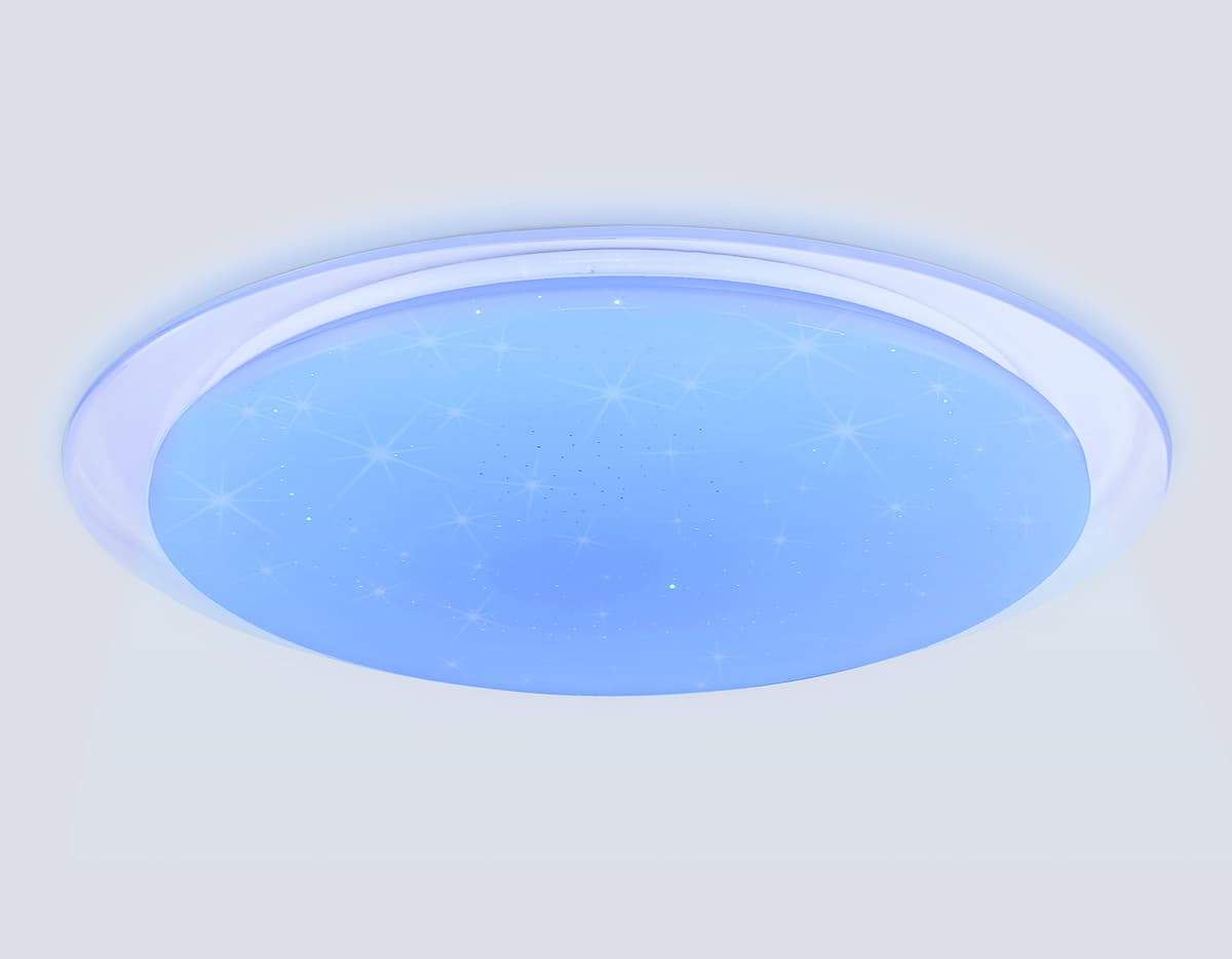 FZ780 WH белый IP20 60W 3000-6500K+RGB 570*55 (ПДУ ИК)