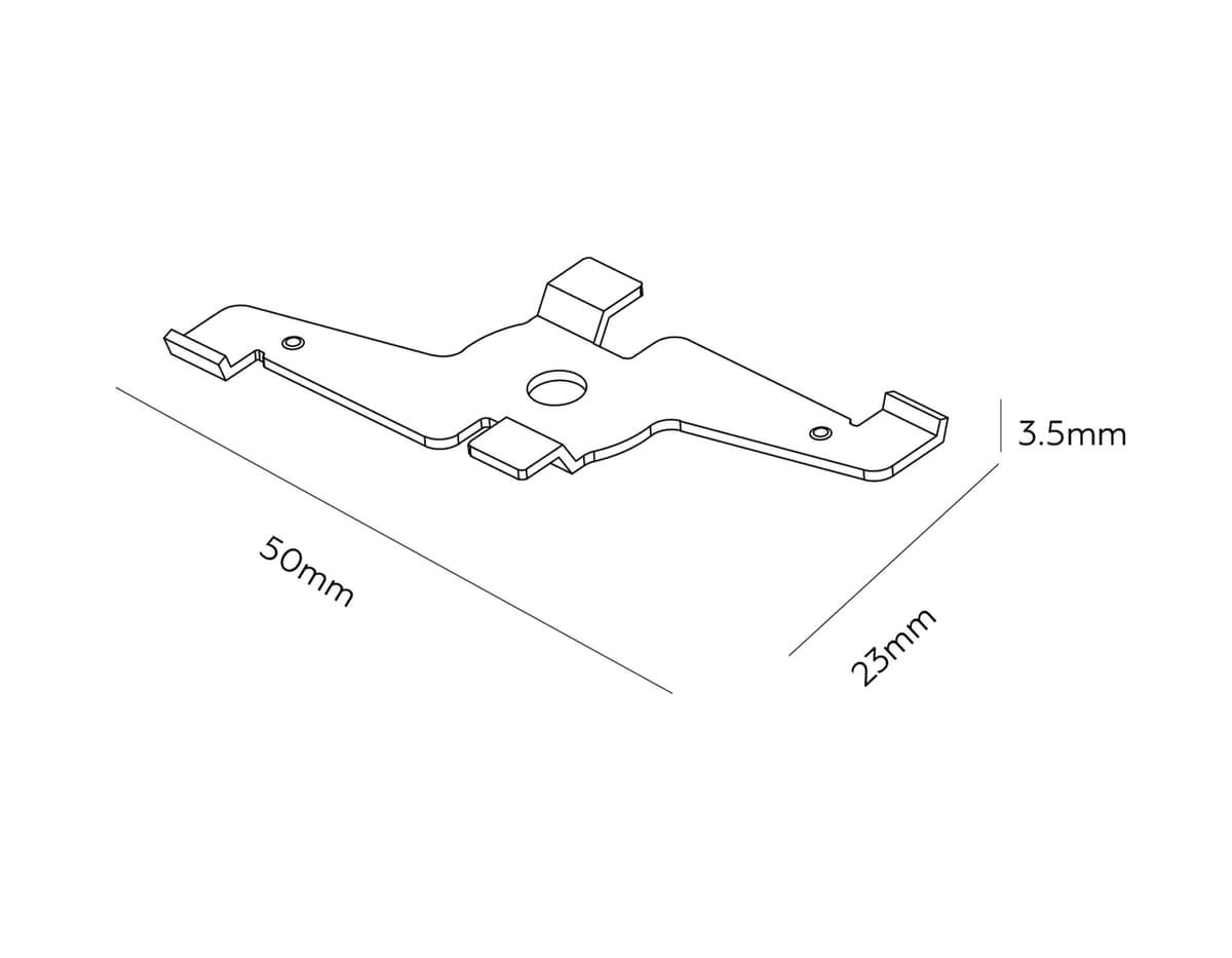 GL1995 BK черный 50*20*5