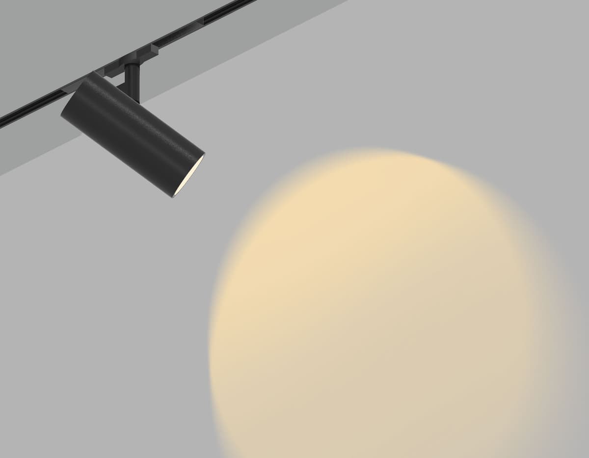 GL2305 BK черный IP20 12W 3CCT 3000-6000K 48V 24° D45*100