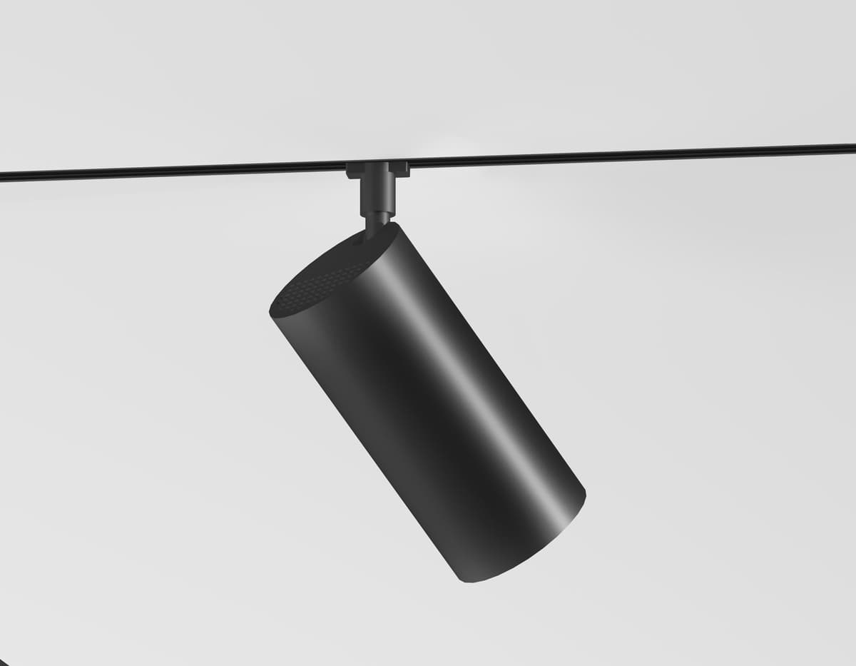 GL2315 BK черный IP20 24W 3CCT 3000-6400K 48V D65*140