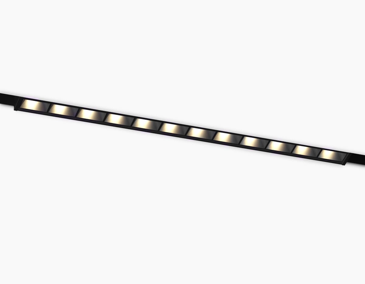 GL2335 BK черный IP20 10W 3CCT 3000/4200/6400K 48V 200*10*37