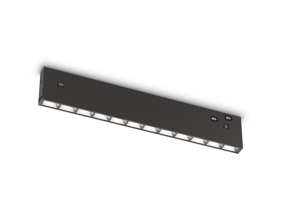 GL2335 BK черный IP20 10W 3CCT 3000/4200/6400K 48V 200*10*37