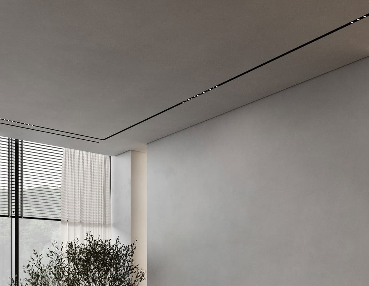 GL2335 BK черный IP20 10W 3CCT 3000/4200/6400K 48V 200*10*37