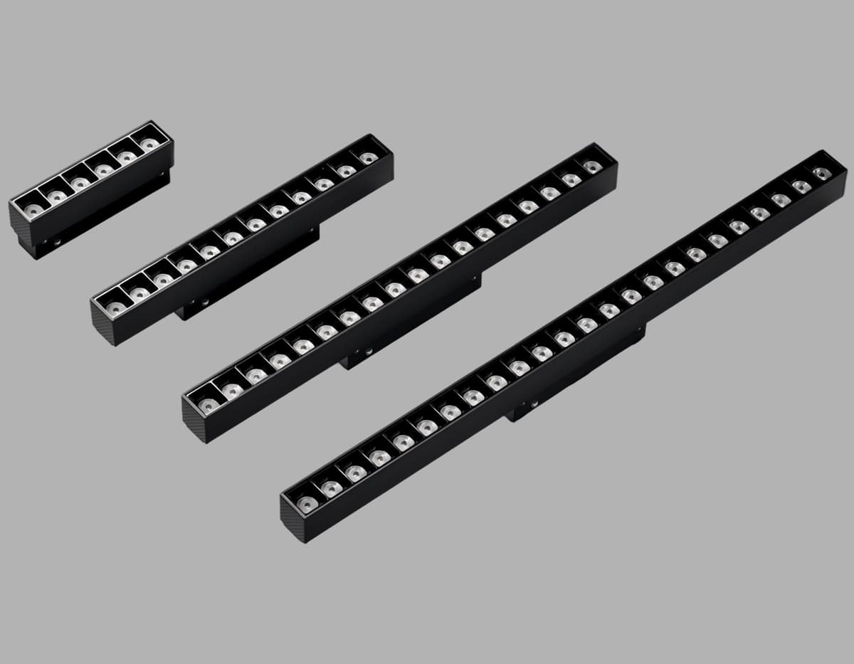 GL4495 BK черный IP20 12W 3CCT 3000-6000K SMART 48V 24° 218*22*25