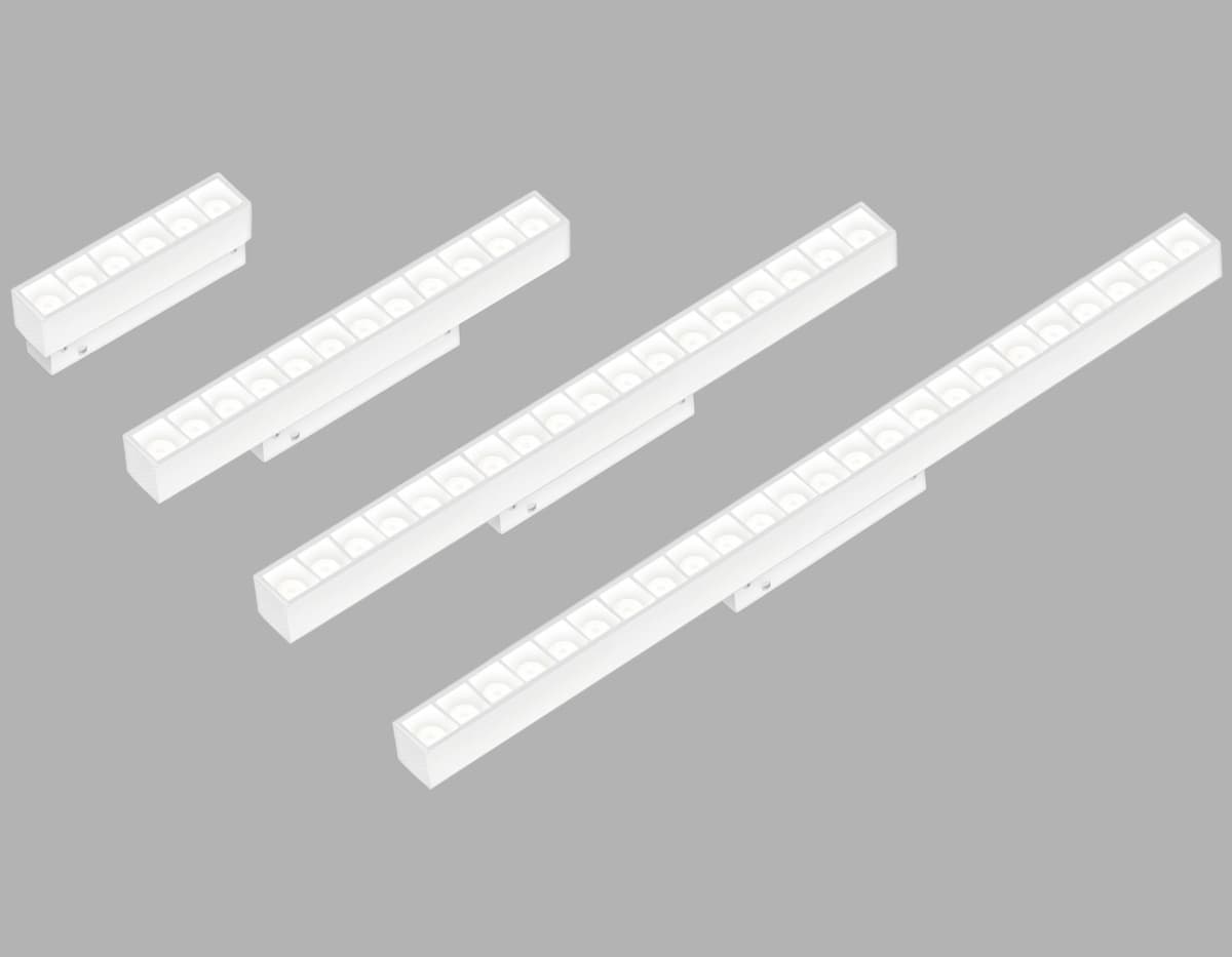 GL4500 WH белый IP20 18W 3CCT 3000-6000K SMART 48V 24° 328*22*25