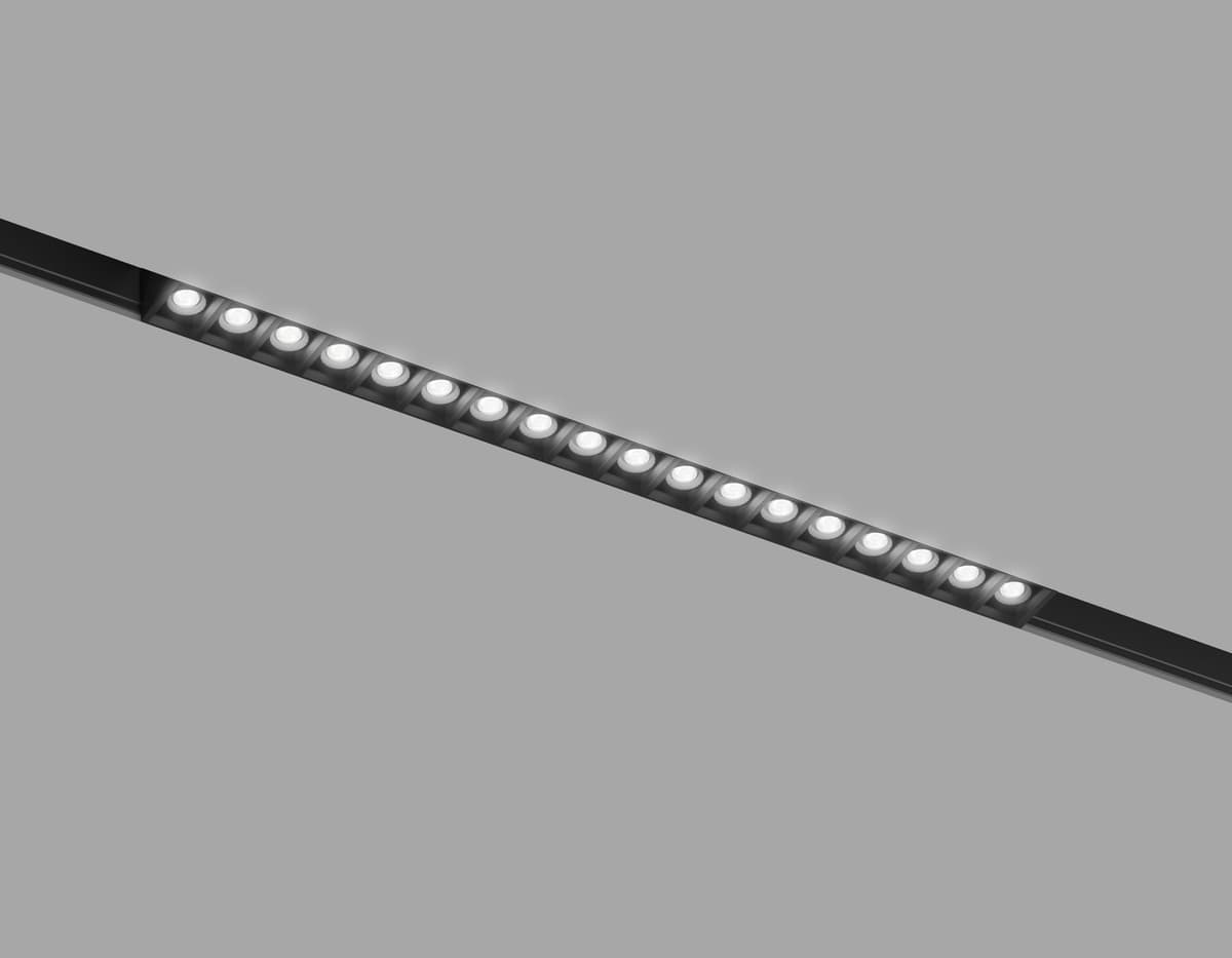 GL4505 BK черный IP20 18W 3CCT 3000-6000K SMART 48V 24° 328*22*25