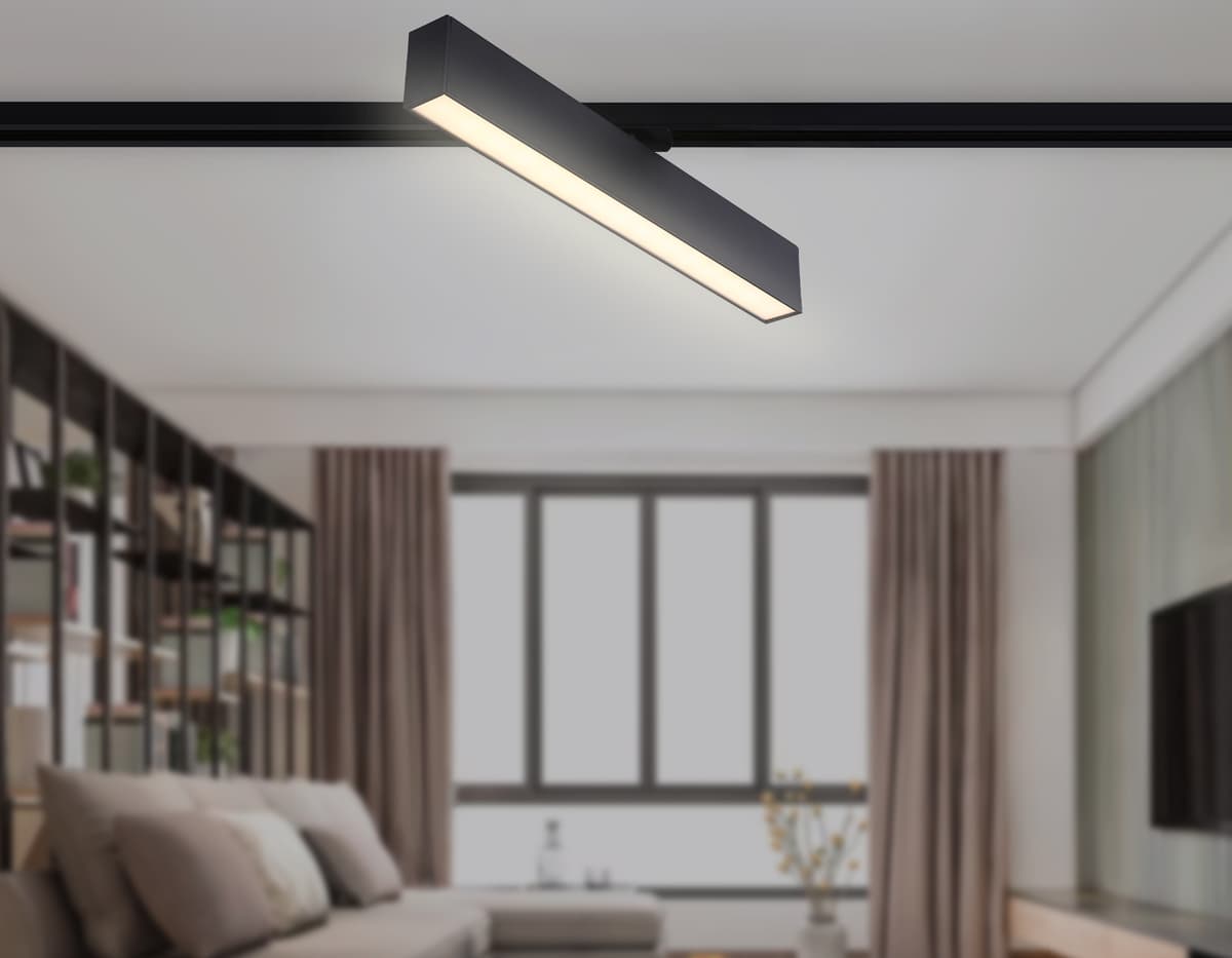 GL6775 BK черный LED 24W 3000K 600*22*48