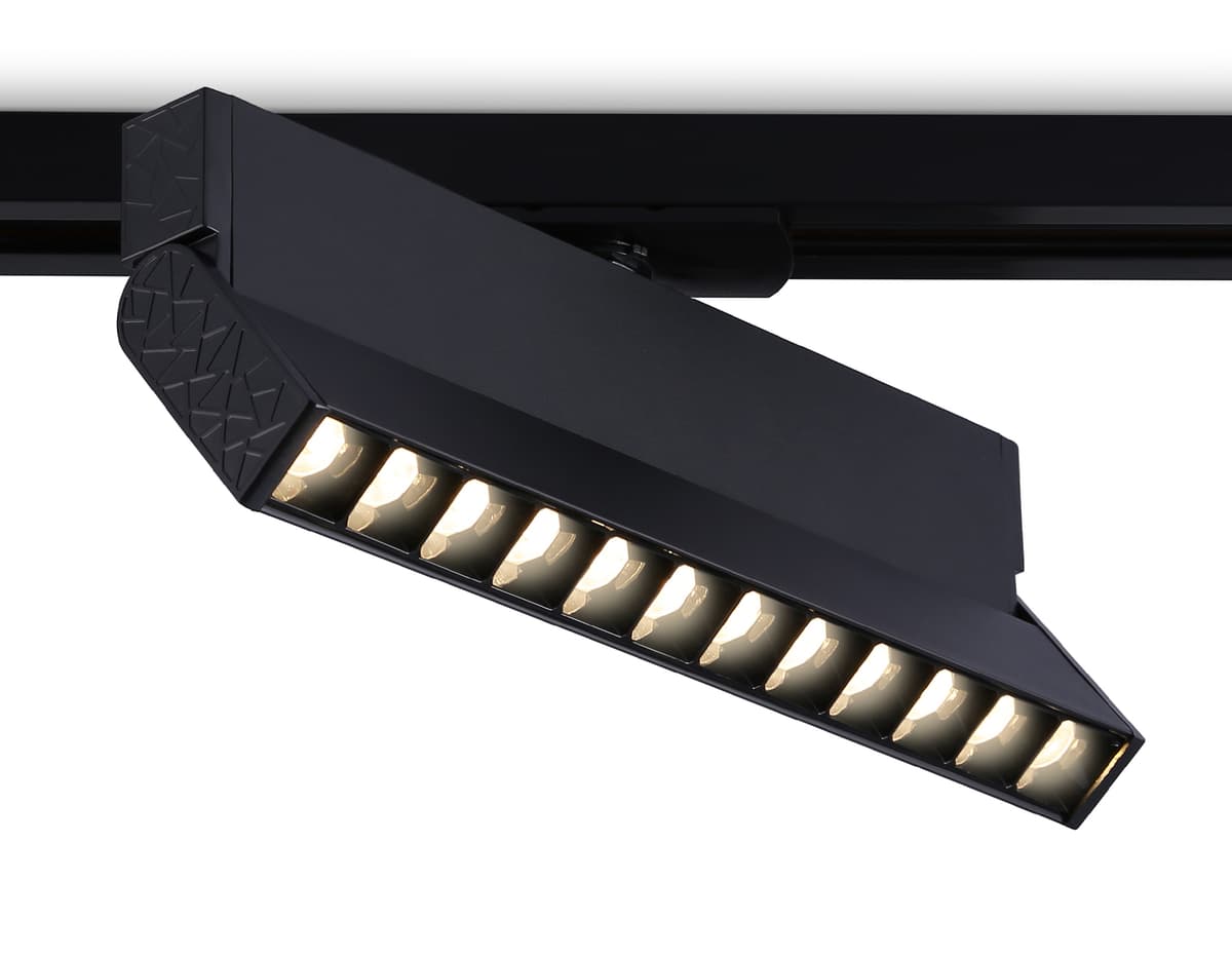 GL6817 BK черный LED 12W 3000K 24° 230*22*87