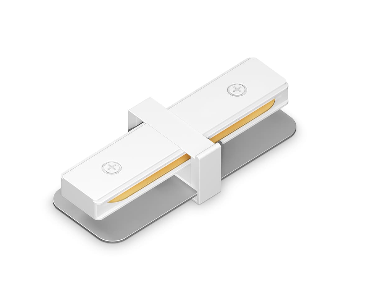 GL7159 WH белый коннектор прямой для однофазного шинопровода Standard 220V NEW 79*35*20