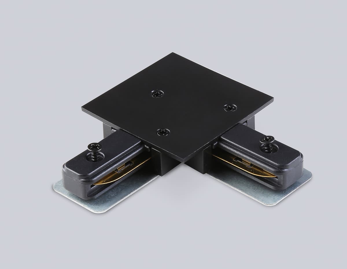 GL7166 BK черный коннектор угловой встраеваемый для шинопровода Standard 220V NEW 70*70*20