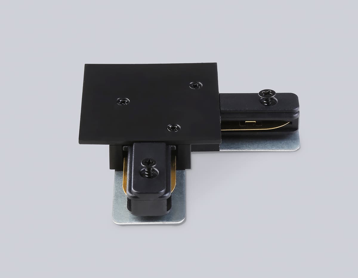 GL7166 BK черный коннектор угловой встраеваемый для шинопровода Standard 220V NEW 70*70*20