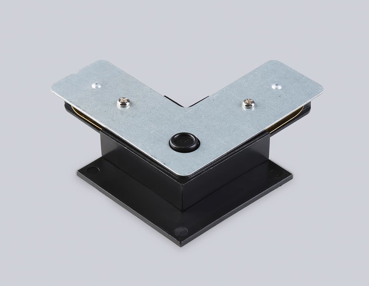 GL7166 BK черный коннектор угловой встраеваемый для шинопровода Standard 220V NEW 70*70*20