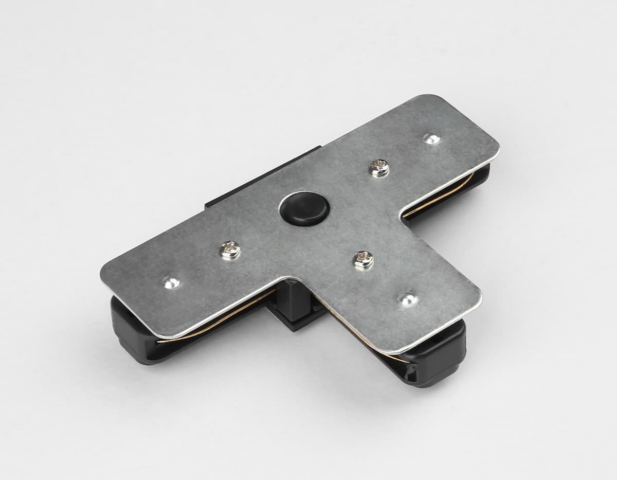 GL7168 BK черный матовый коннектор Т-образный для однофазного шинопровода Standard 220V NEW 105*70*20