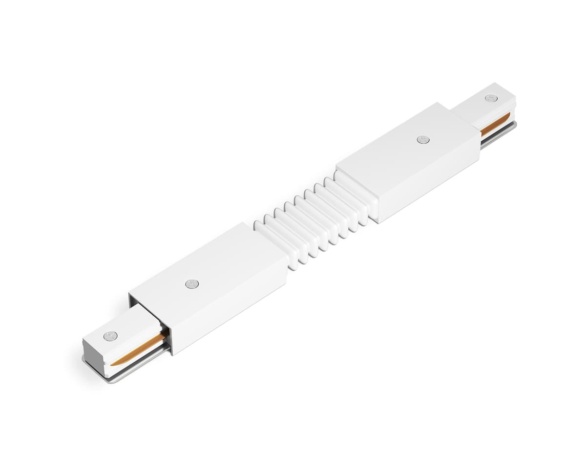 GL7175 WH белый коннектор гибкий для однофазного шинопровода Standard 220V NEW 285*35*20