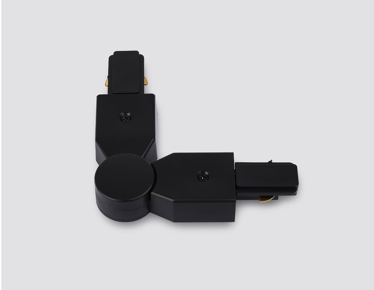 GL7180 BK черный матовый коннектор поворотный шарнирный для однофазного шинопровода Standard 220V NEW 285*35*20