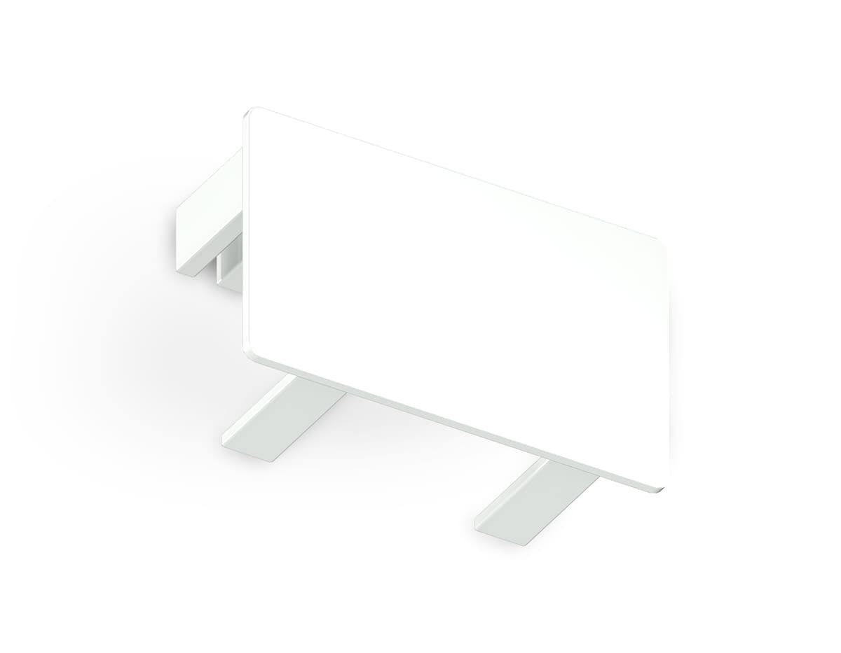 GL7195 WH белый заглушка для накладного шинопровода Standard 220V NEW 32*20*15 (2шт.)