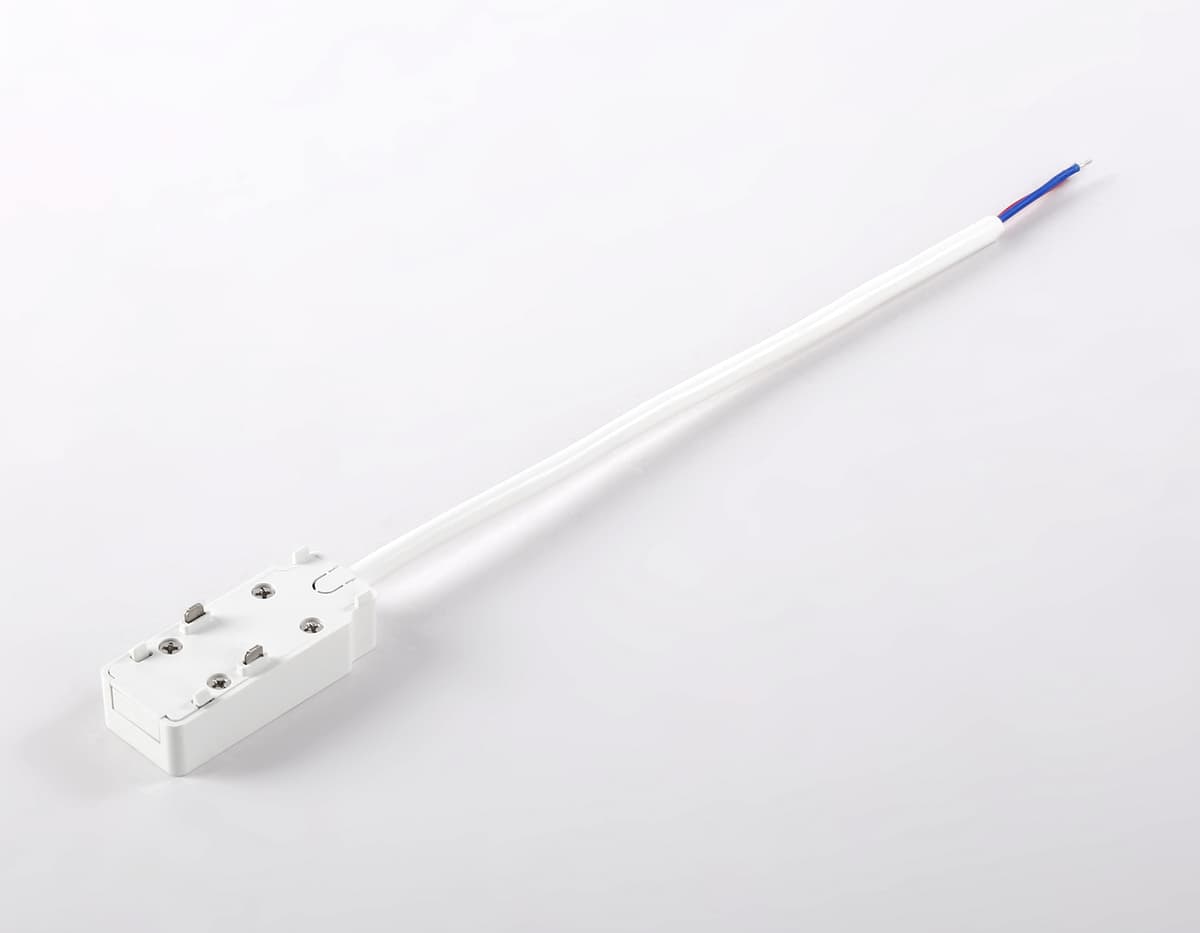 GV1261 WH белый ввод питания для шинопровода IP20 48V 60*26*16