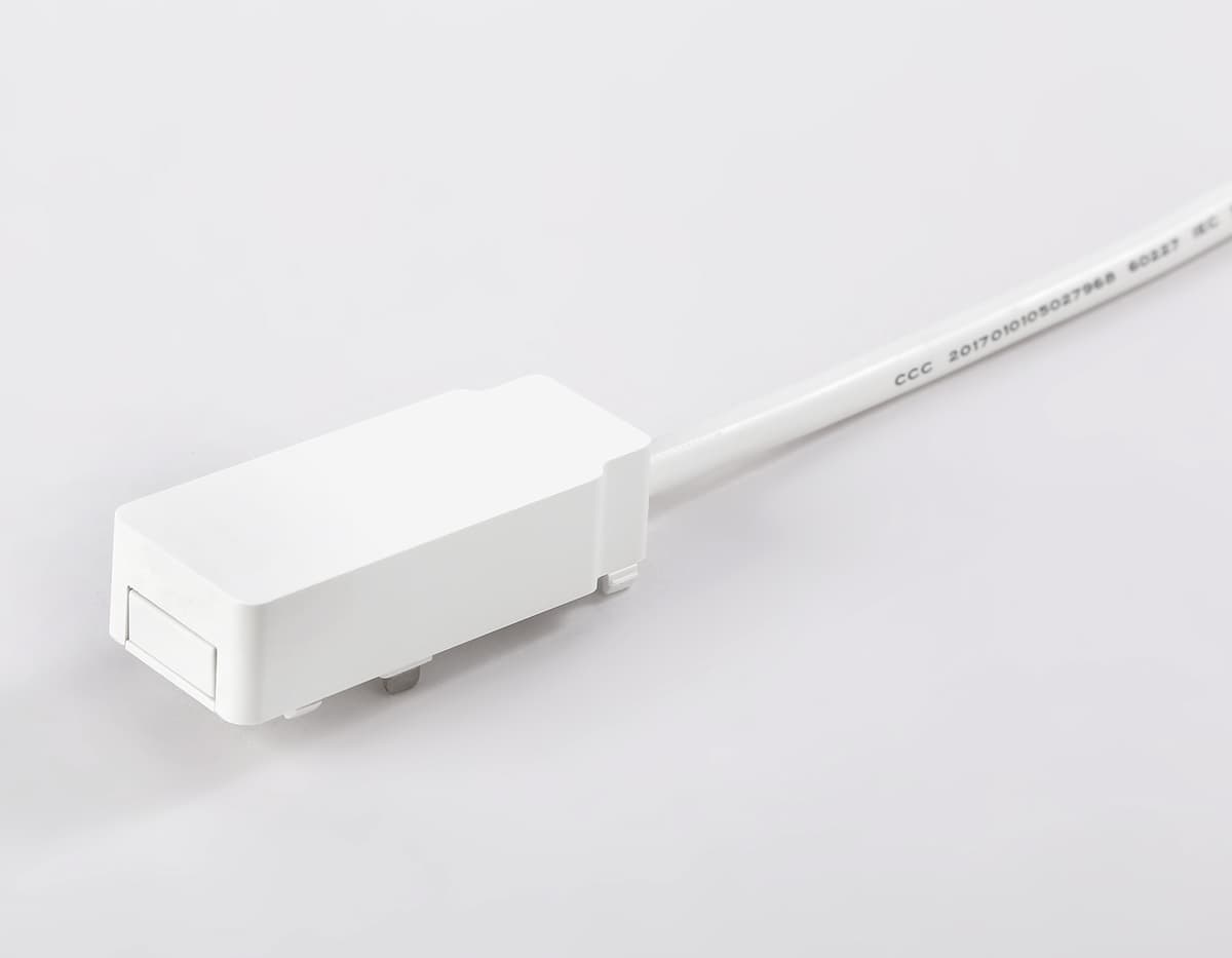 GV1261 WH белый ввод питания для шинопровода IP20 48V 60*26*16