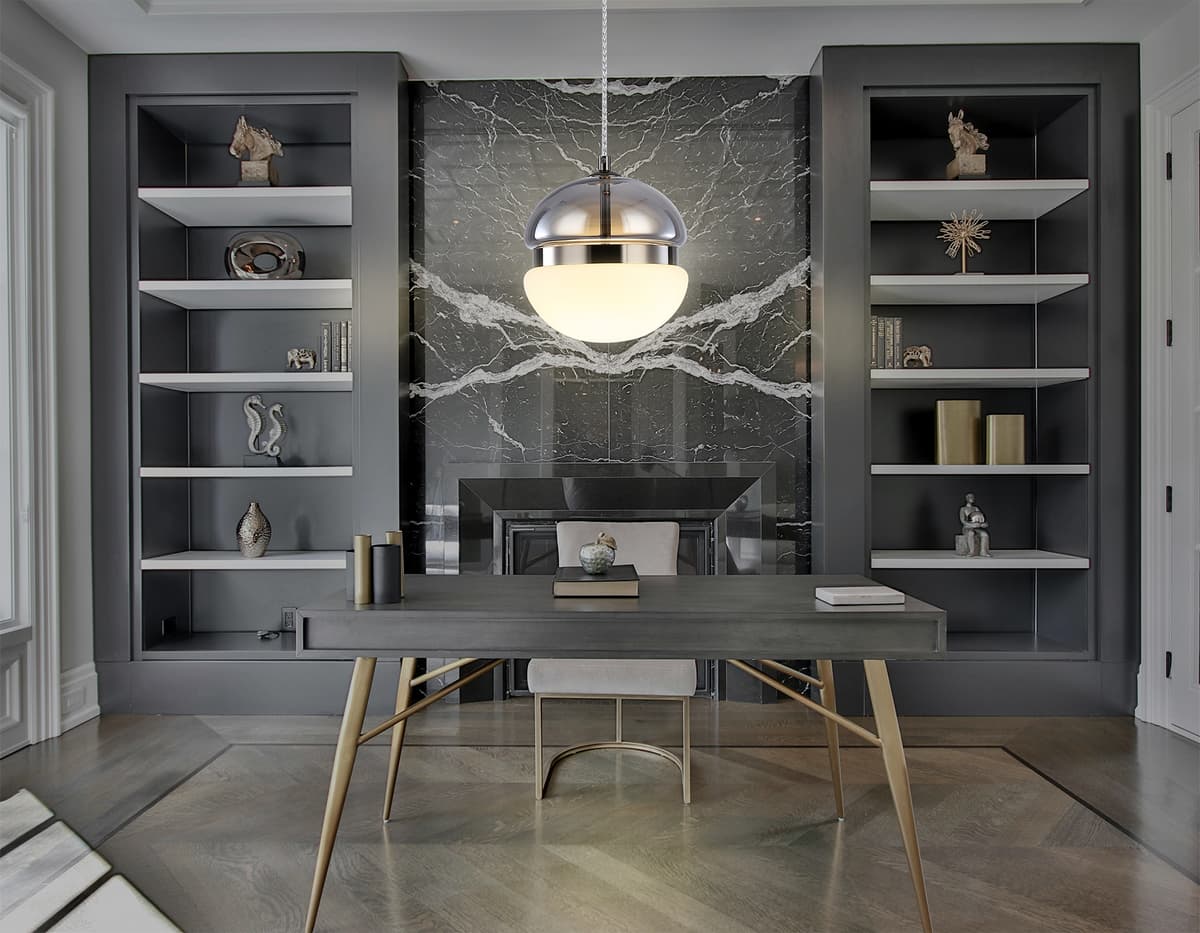 LH11003 SM/FR дымчатый/белый матовый 20W 3000K D180*200