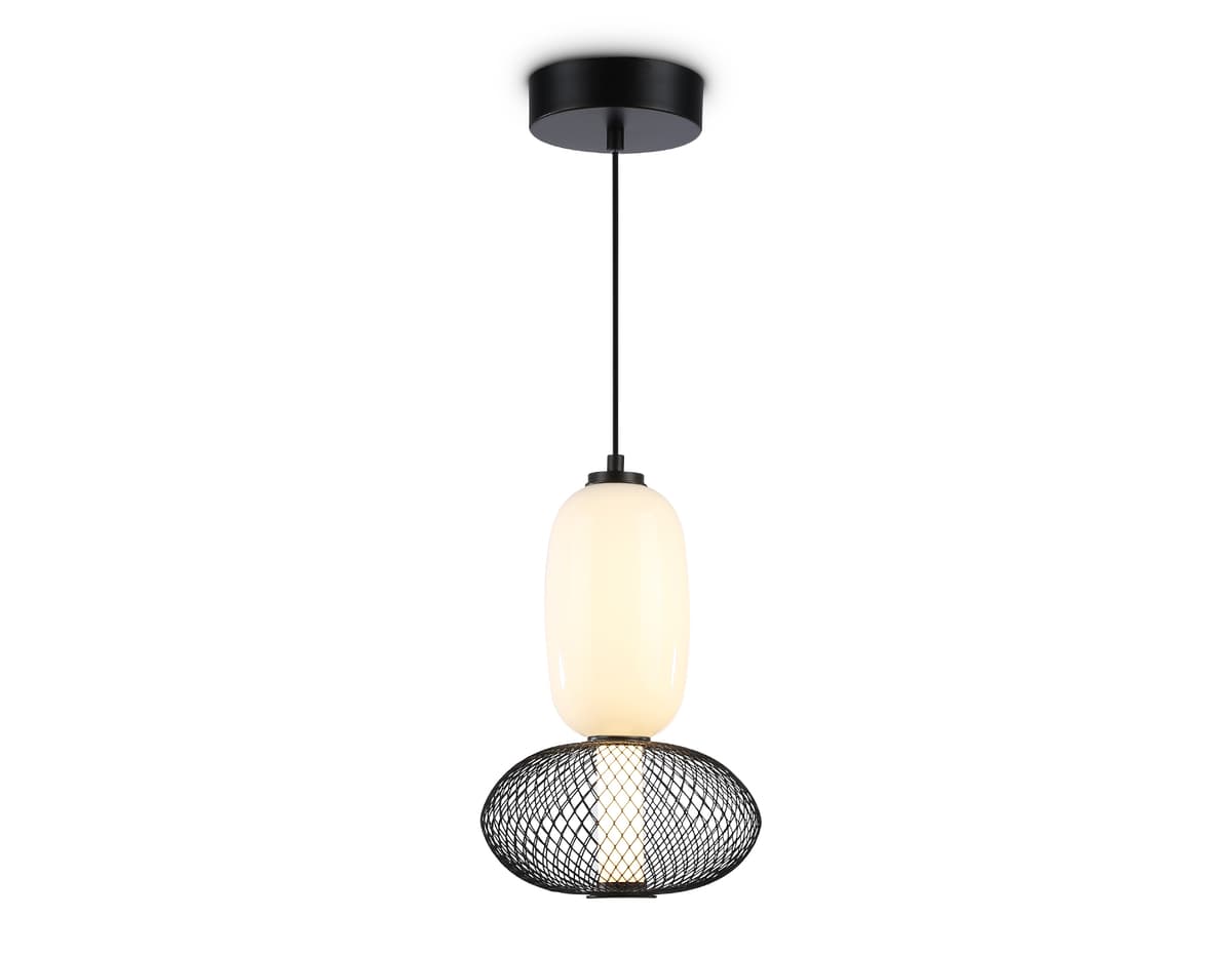 LH11007 BK/FR черный/белый матовый 15W 3000K D220*350