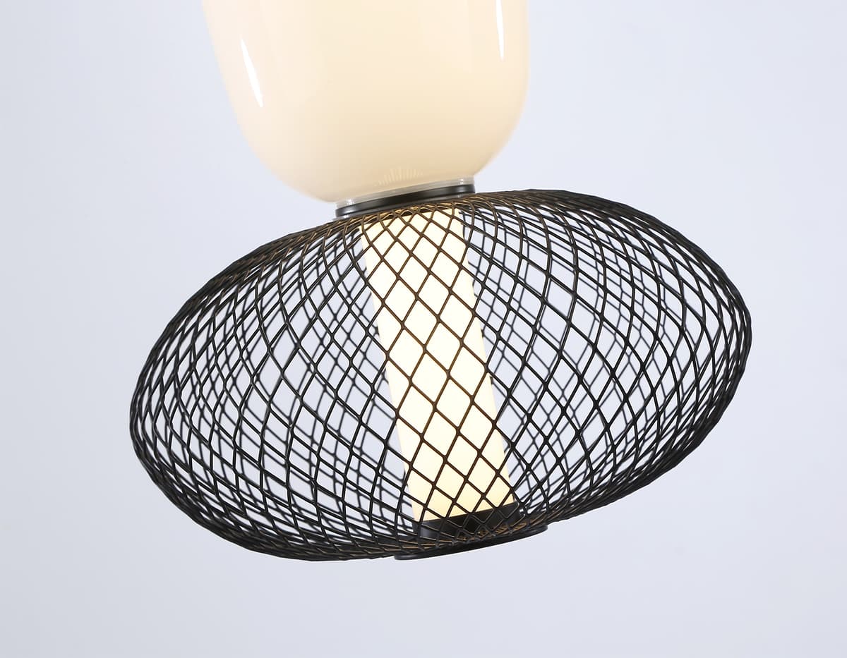 LH11007 BK/FR черный/белый матовый 15W 3000K D220*350