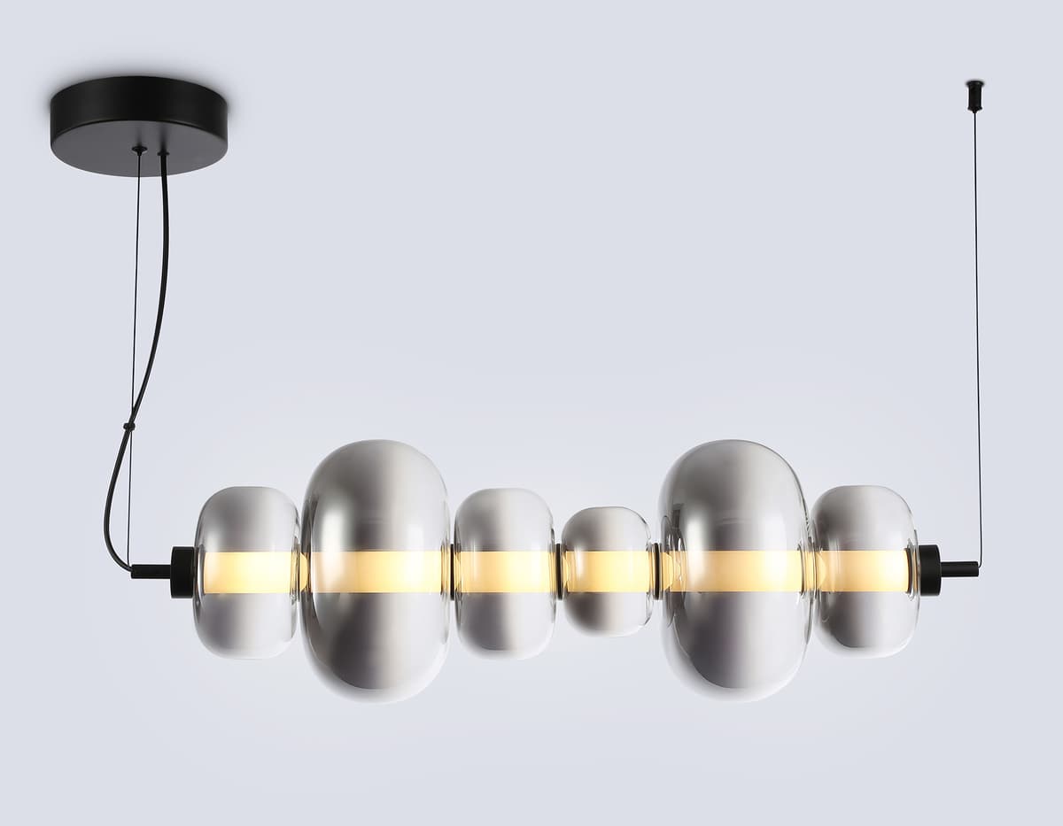 LH11072 BK/SM черный/дымчатый 36W 3000K 745*230*230