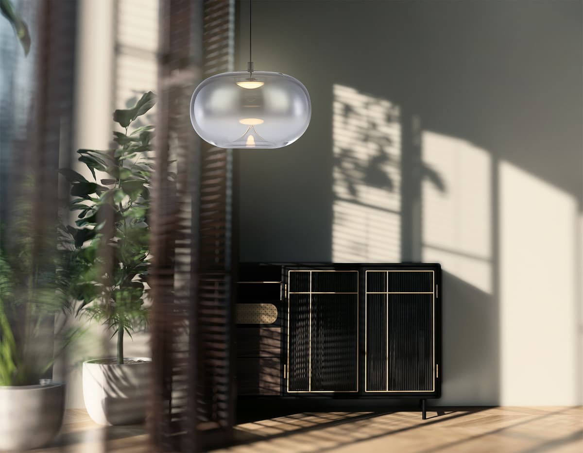 LH11082 BK/SM черный/дымчатый 4W 3000K D180*130