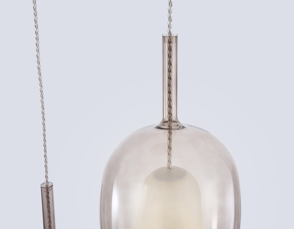 LH11156/3 BK/WH/TI черный/белый/янтарь E27*3 max 60W D425*1500