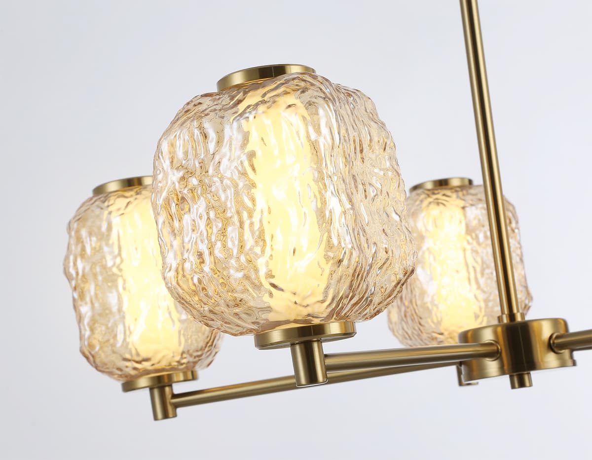 LH30104/5 SB/TI бронза/янтарь 27W 3000K D660*700