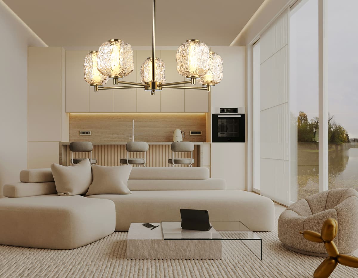 LH30104/5 SB/TI бронза/янтарь 27W 3000K D660*700