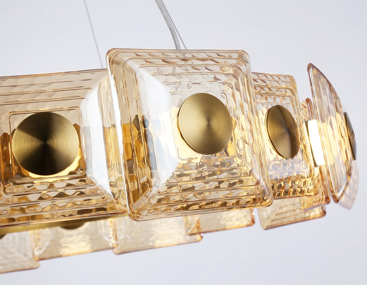 LH31027 BS/TI латунь/янтарь 72W 3000K D700*150