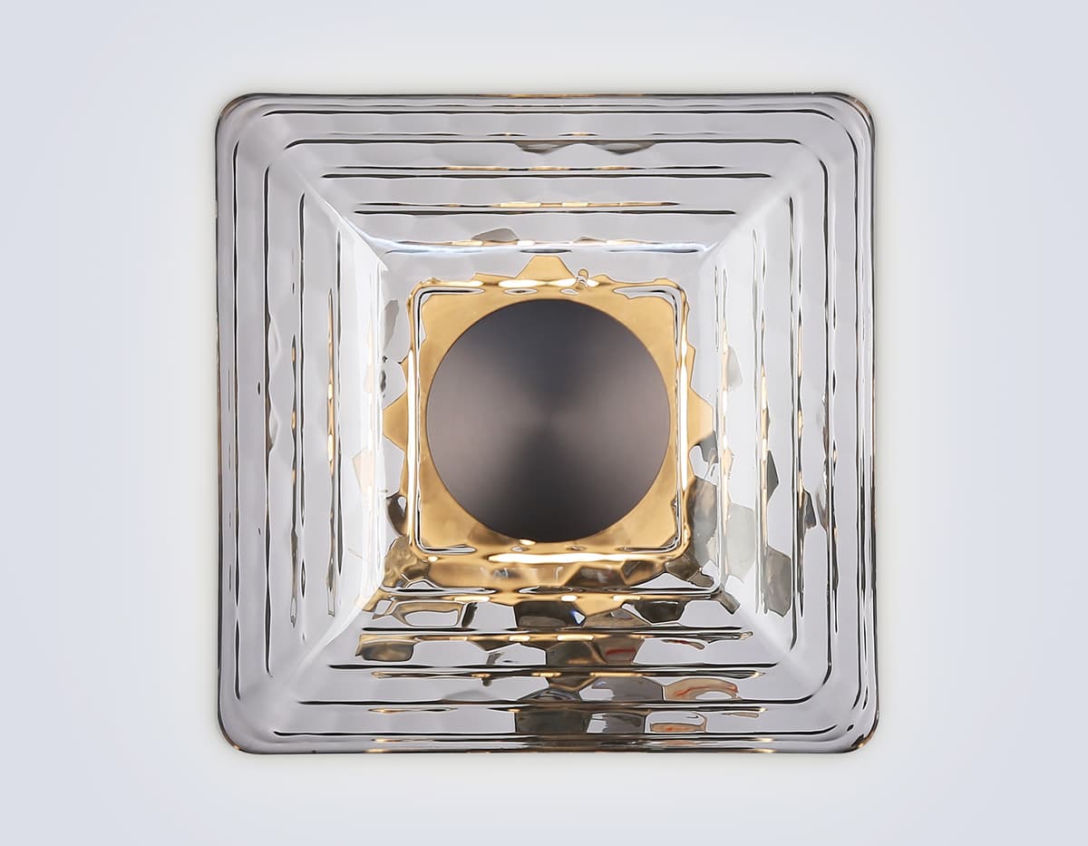 LH31037 GR/SM серый/дымчатый 6W 3000K 150*150*85