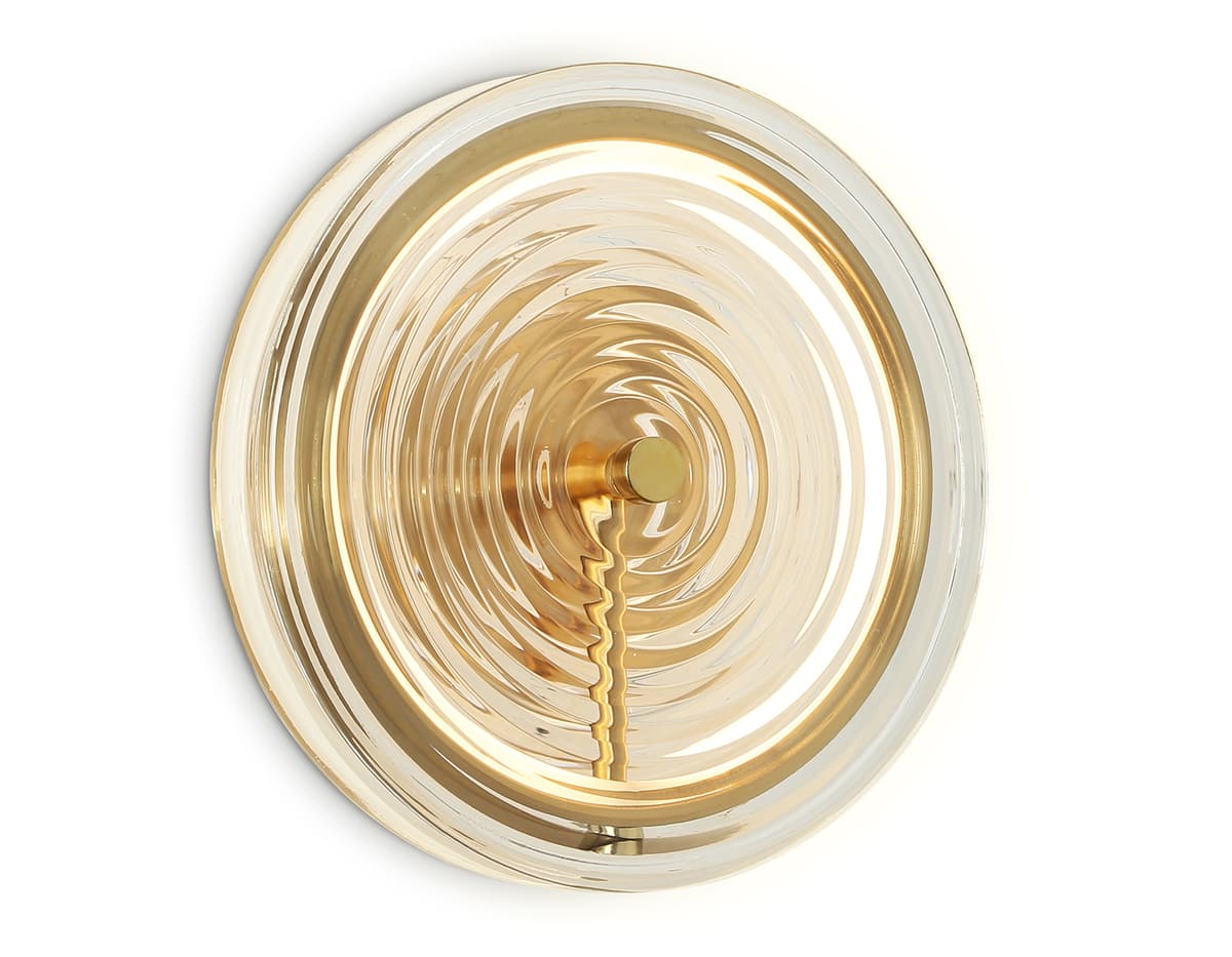 LH31112 BS/CL латунь/прозрачный 9W 3000K D250*90