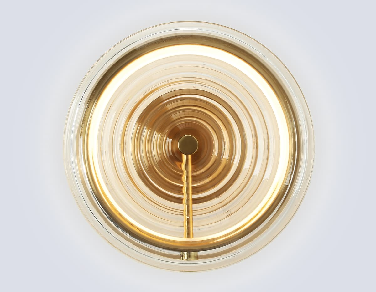 LH31112 BS/CL латунь/прозрачный 9W 3000K D250*90