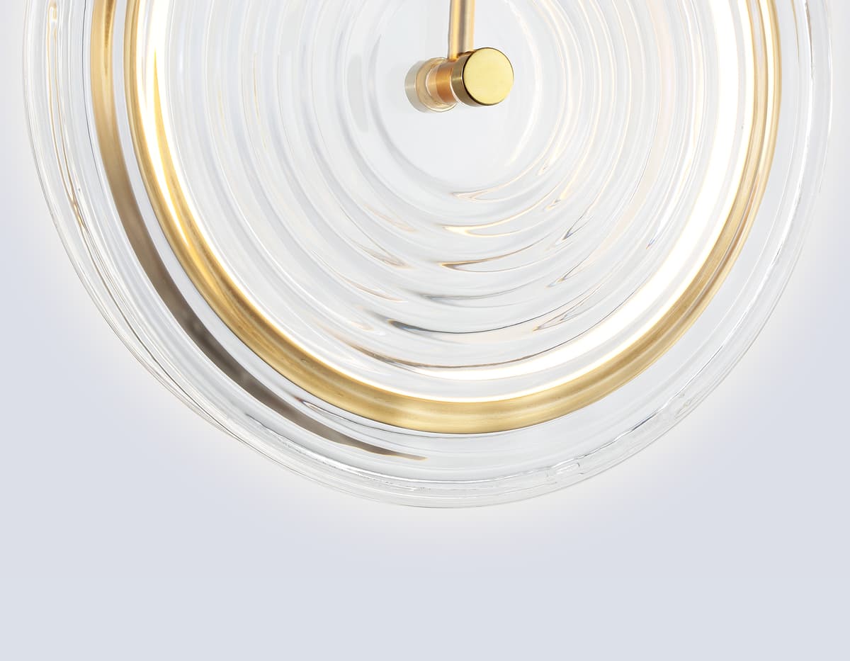 LH31123 BS/CL латунь/прозрачный 12W 3000K 300*60*1900