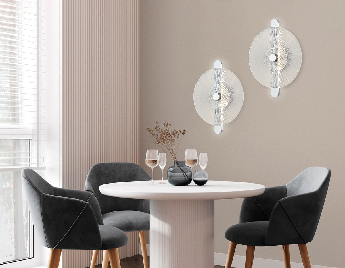 LH31141 СH/CL хром/прозрачный 13W 3000K 280*70*350