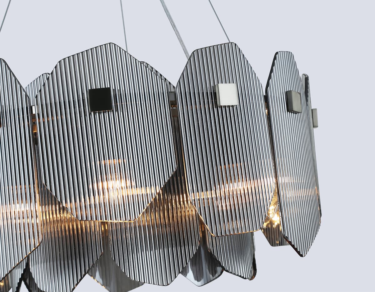 LH31201/6 SN/SM сатин никель/дымчатый E14*6 max 40W D510*270