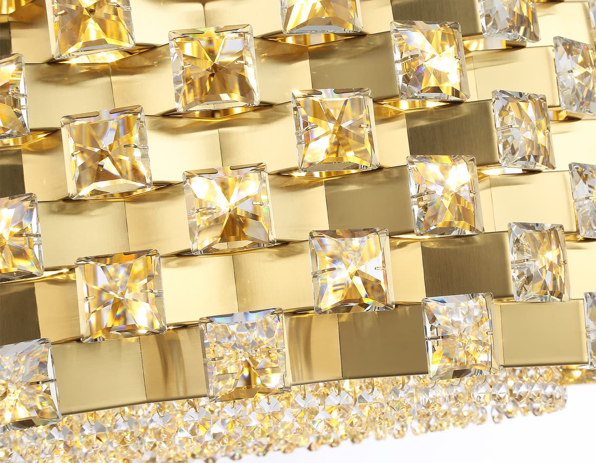 LH41003/12 BS/CL латунь/прозрачный E14*12 max 40W D540*290