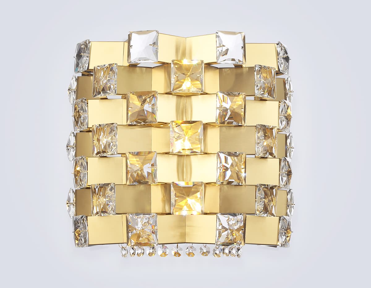 LH41014/2 BS/CL латунь/прозрачный E14*2 max 40W 300*190*270