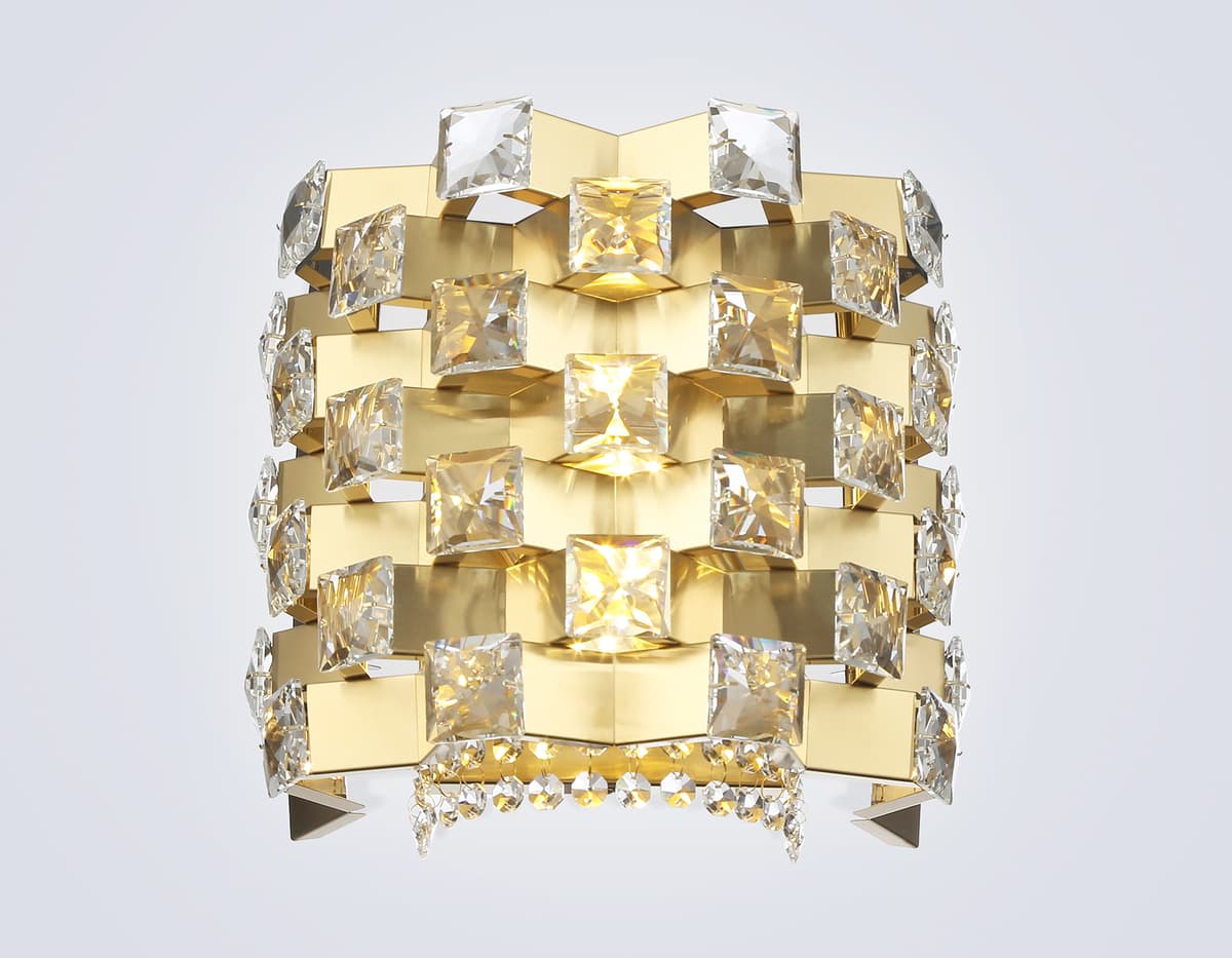 LH41014/2 BS/CL латунь/прозрачный E14*2 max 40W 300*190*270