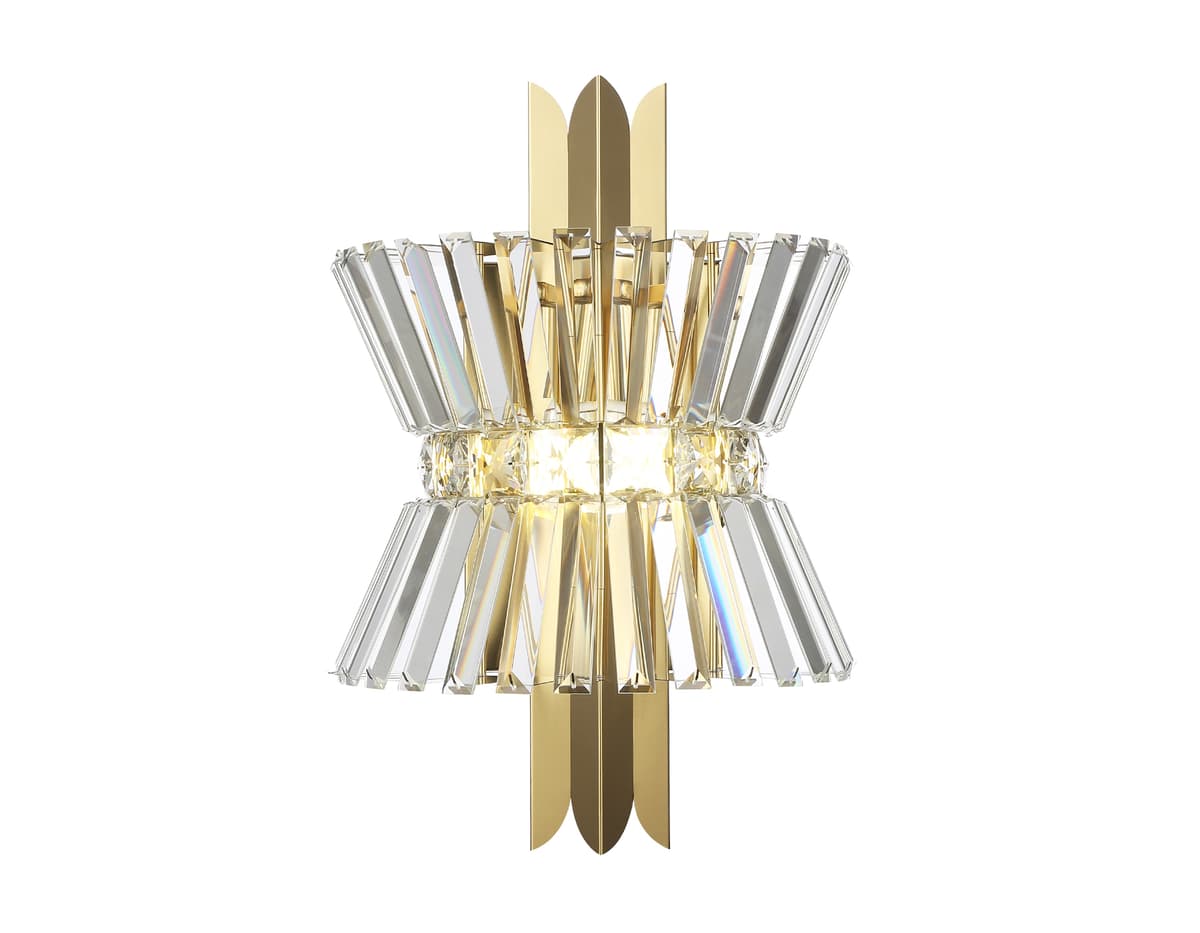 LH41029/2 BS/CL латунь/прозрачный E14*2 max 40W 310*180*460