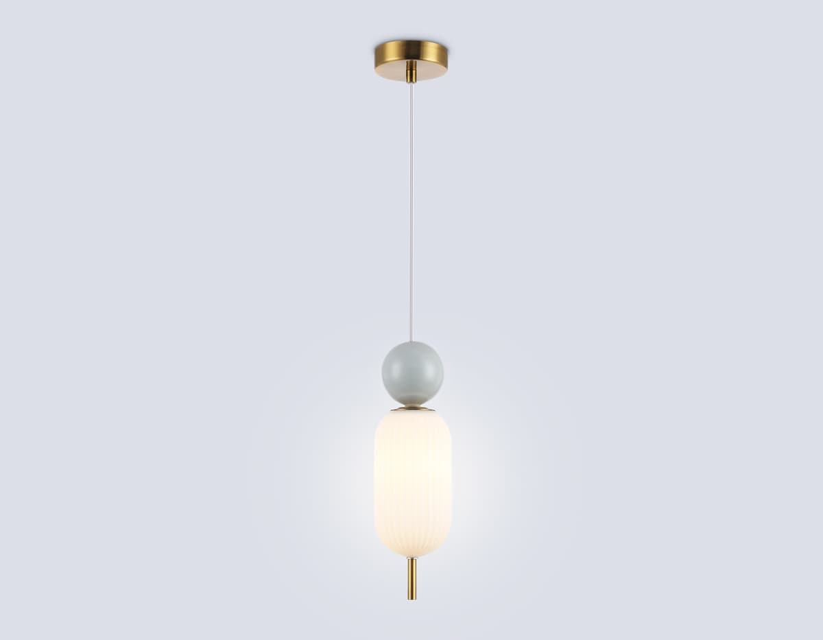 LH53101 BS/GR/FR латунь/серый/белый матовый G9 max 28W D100*330