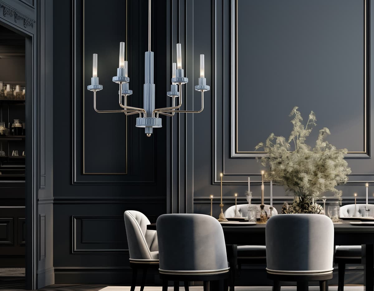 LH53124/6 GD/WH/GB золото/белый/серо-синий 10W 3000K D660*1120