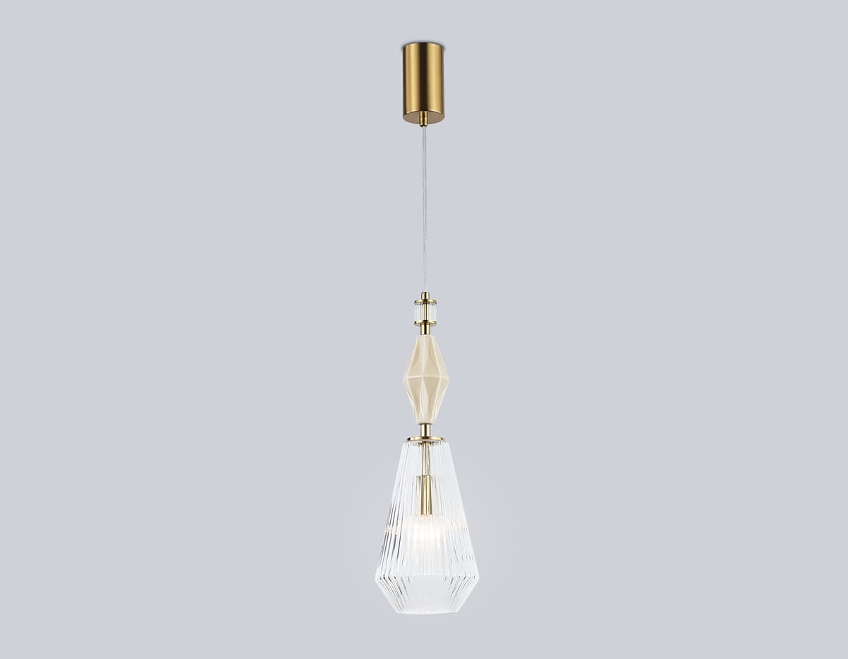 LH53181 BS/CL латунь/прозрачный E14 max 40W D140*1950