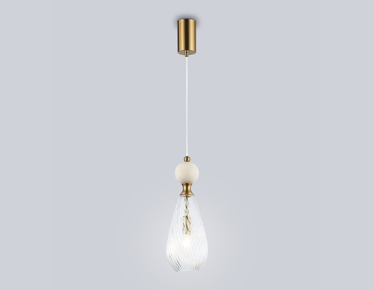 LH53283 BS/CL латунь/прозрачный E14 max 40W D125*1900